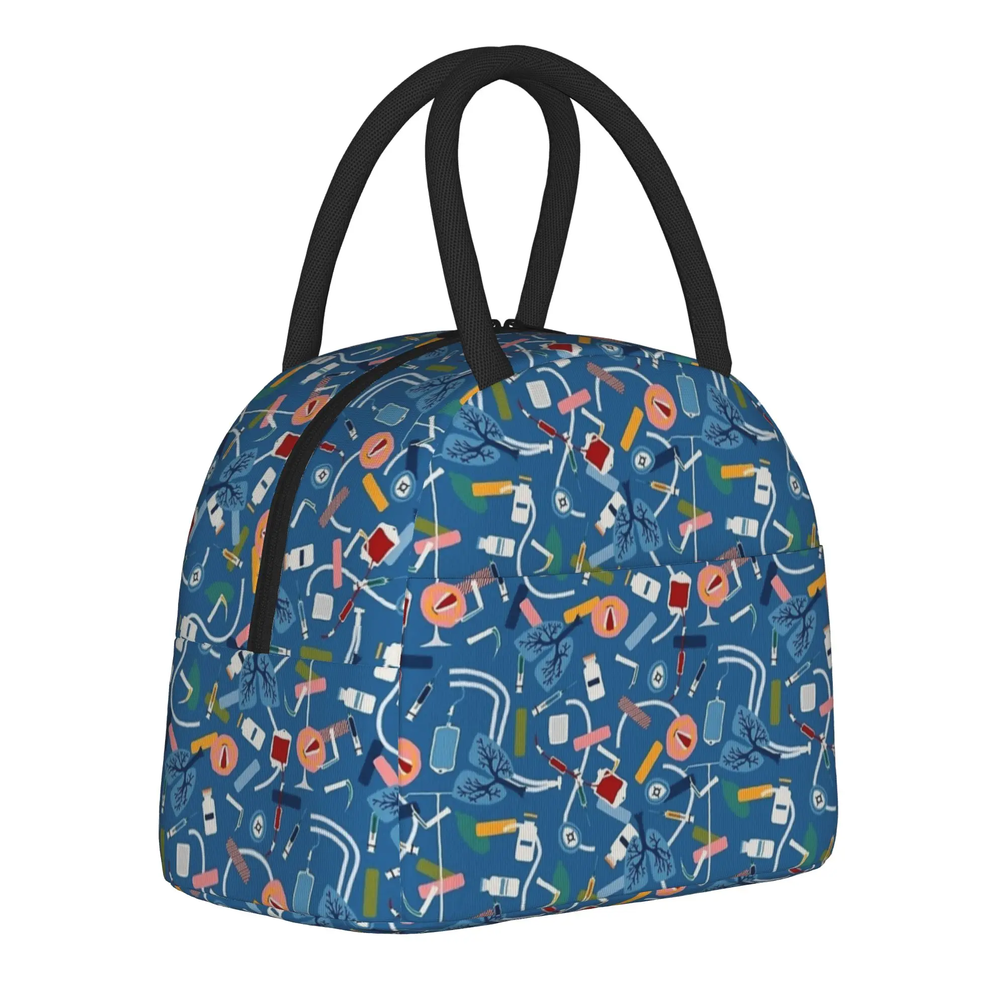 Anesthesia Anesthesiology Medical Tote Insulated Lunch Bag Anesthetist Handheld Food Bags Leakproof Cooler Thermal Washable Box