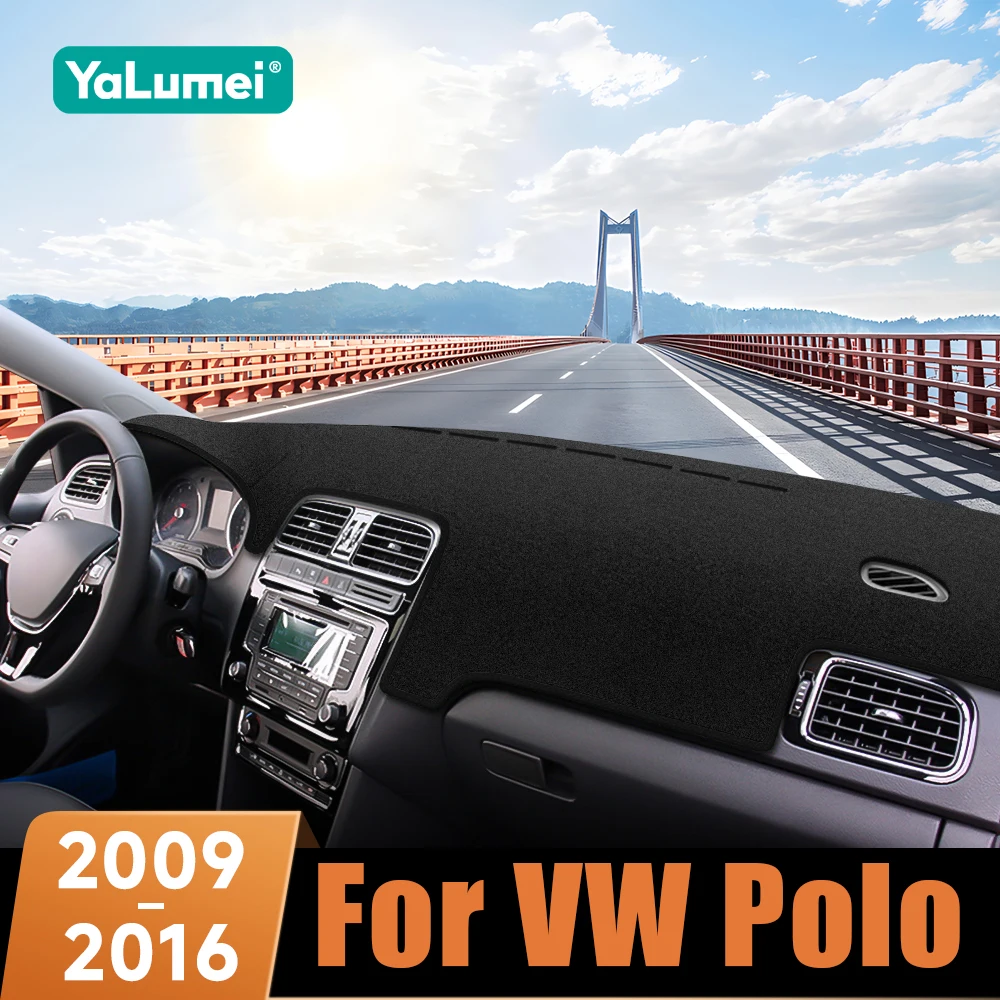 

For Volkswagen VW Polo 6R 6C 2009 2010 2011 2012 2013 2014 2015 2016 Car Dashboard Cover Sun Protection Anti-Reflective Dash Mat