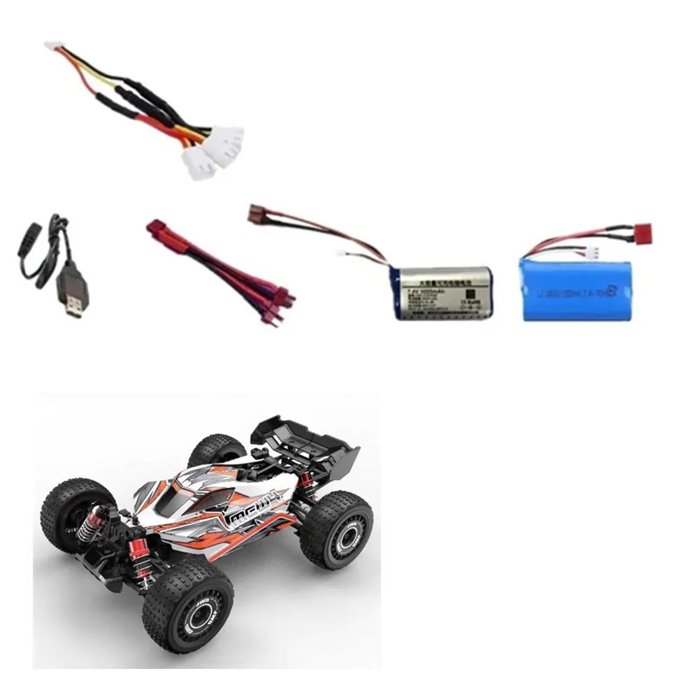 

MJX M162 Аккумулятор 7,4 В 1500 мАч / 3000 мАч Т-образный разъем Кабель 3 в 1 MJX M163 Запасной автомобиль для дрифта