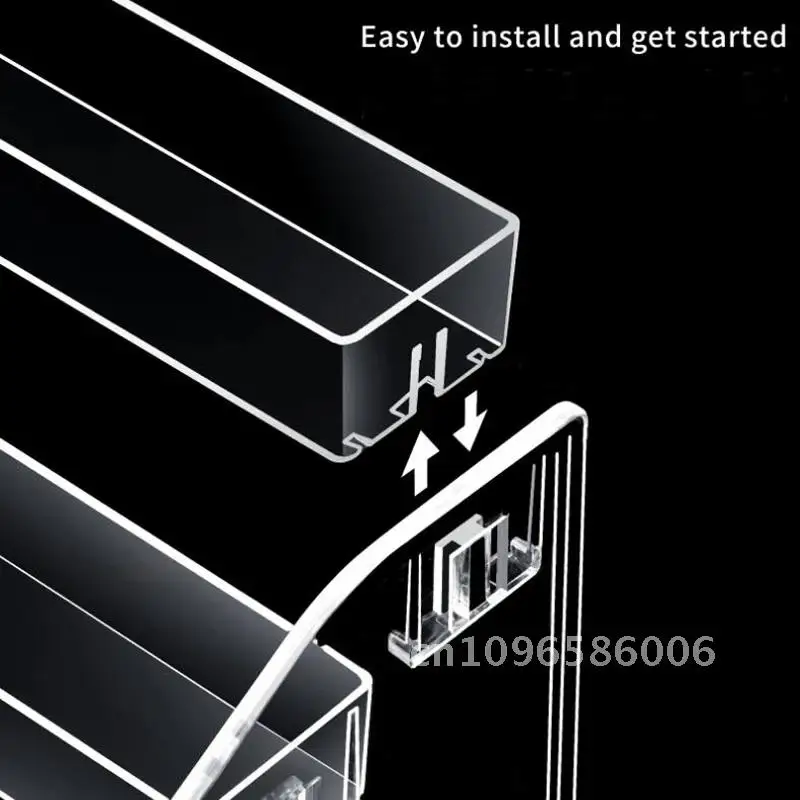 Acrylic Nail Polish Display Shelf Multi Display Plastic Transparent Layer Glue Storage Nail Tools Polish Nail Nail Stand Salon