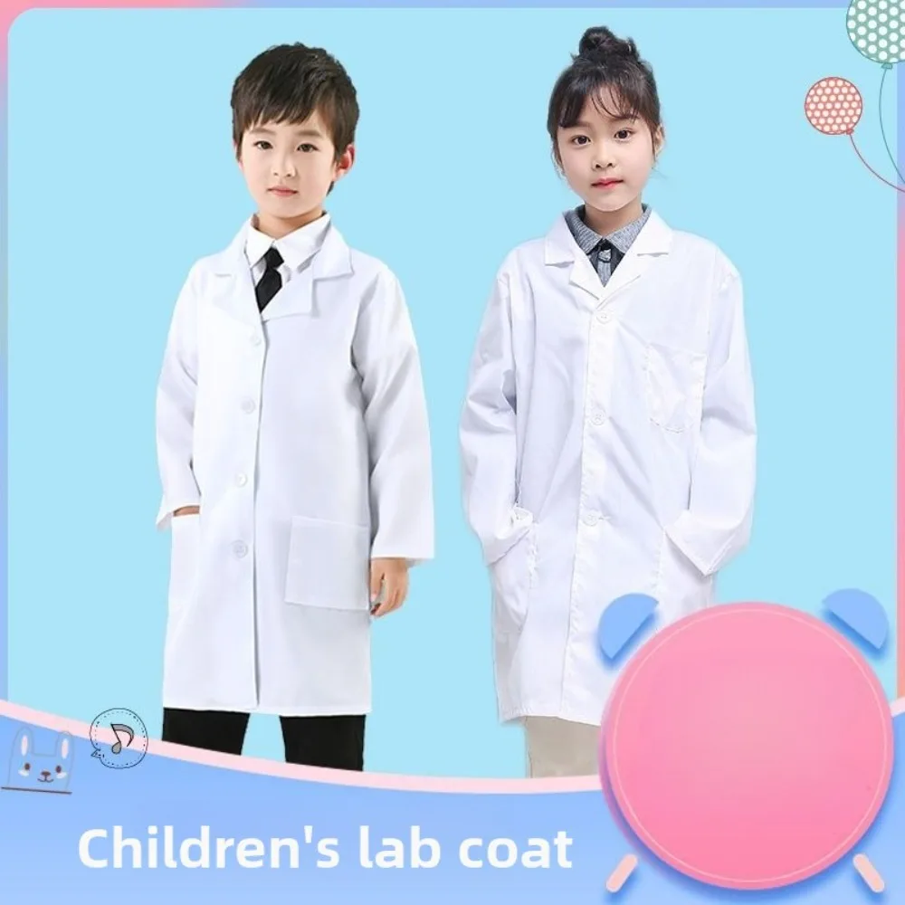 

Kids Doctor Nurse Costume Lab Coat, Toddler Role Play Science Experiment Uniform Dress-Up Outfit for Boys Girls