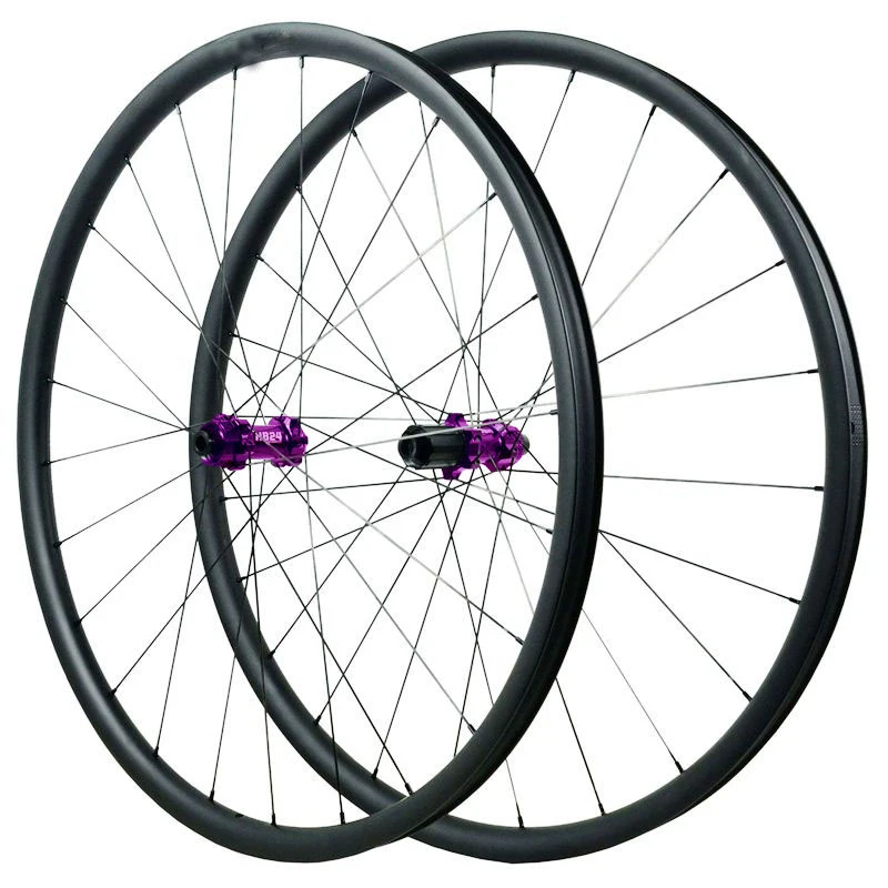 Pasak 700C Carbon Wheel Set Gravel Road Bike Wheelset 24h Flat Spoke DT54T Ratchets Center Lock Disc Brake HG MS XD 12S Hub Core