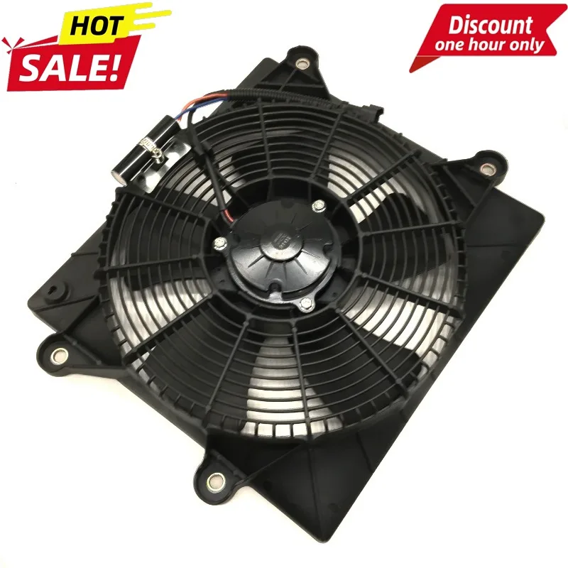 Per escavatore CAT E320 336 324 330 325 329D Aria condizionata Ventola elettronica Ventola di raffreddamento a rete