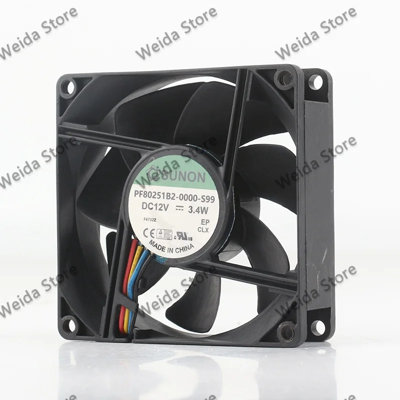 

SUNON Precision PF80251B2-0000-S99 12V 3.4W 8025 80X80X25MM 8CM PWM Temperature Control Fan