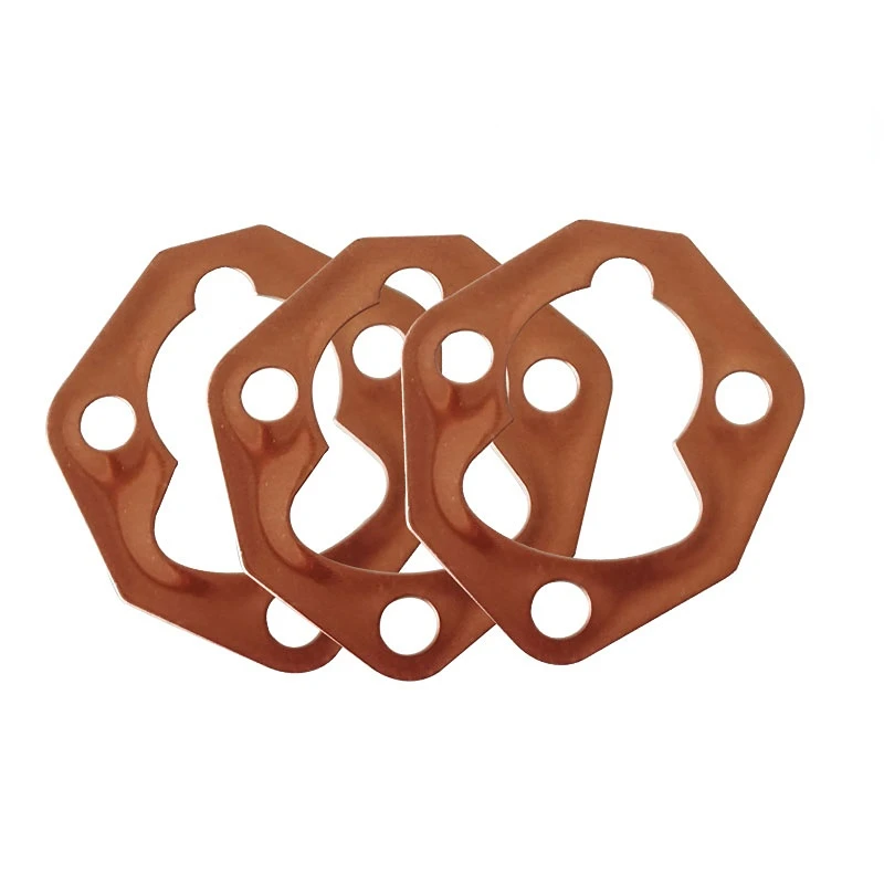 6Pcs Air-cooled Diesel Generator Micro-tiller Accessories 170178F/186FA/188F/192F Injection Pump Copper Gasket