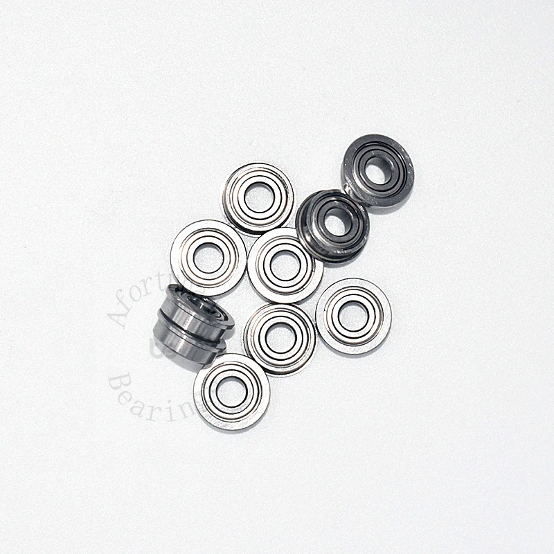 MF125ZZ محامل شفة معدنية مختومة من الكروم الصلب 10 قطعة 5*12*(13.6)*4(مم)