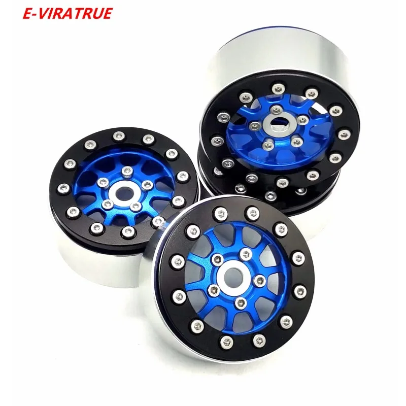 

E-VIRATRUE 1.9''Aluminum Wheel For SCX10&TRX4&TRX6 4pcs