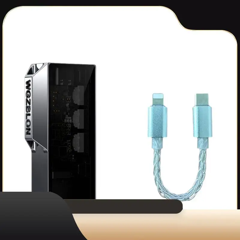 

WGZBLON V1 аудио декодер усилитель для наушников двойной чип CS43131 портативный ЦАП усилитель с высококачественным проводным кабелем-T44C