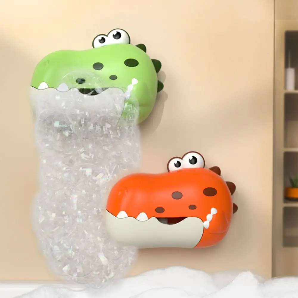 Dinosaurus Vorm Bad Bubble Maker Muziek Automatische Bubble Machine Elektrische Zuignap Bad Bubble Machine Zomer