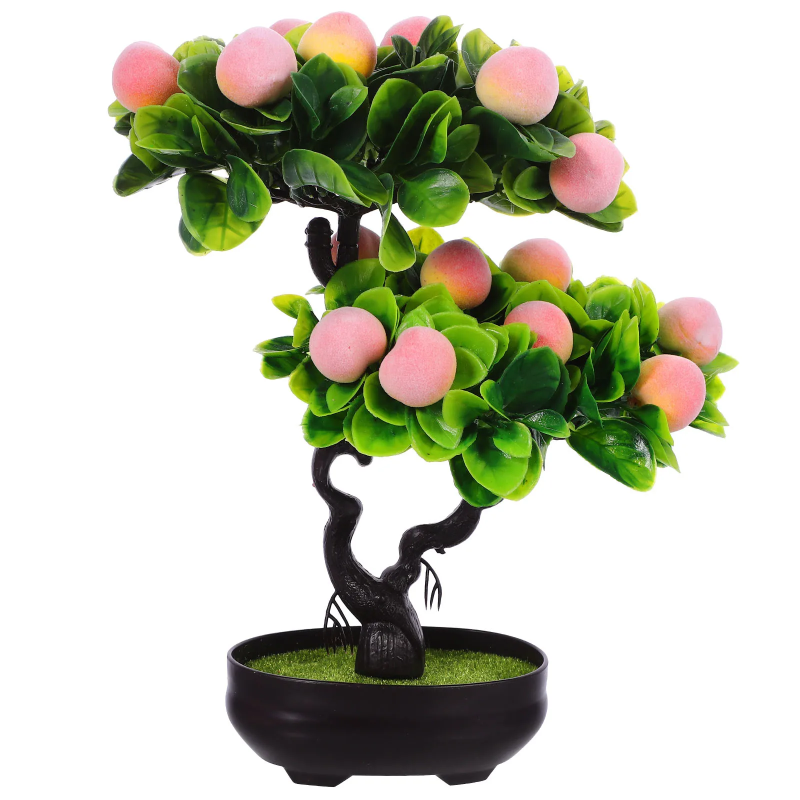 Artificial Fruit Tree With Pot Realistic Faux Fruit Plant Decor For Home Wedding Party Desktop Centerpiece Simulation