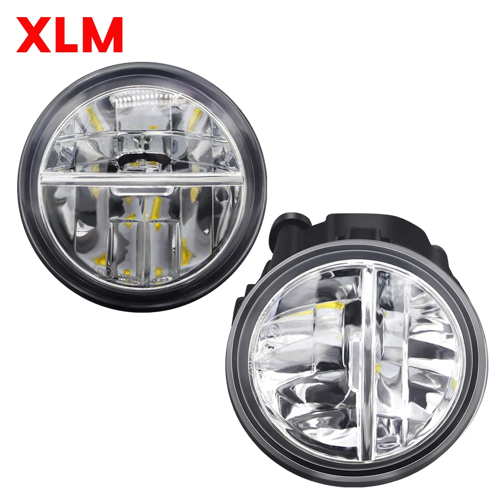 2 X 30W 6000LM Car Front LED Fog Light Assembly H11 Fog Daytime Running Lamp DRL Assembly For Nissan NV 200 NV200 2010-2019