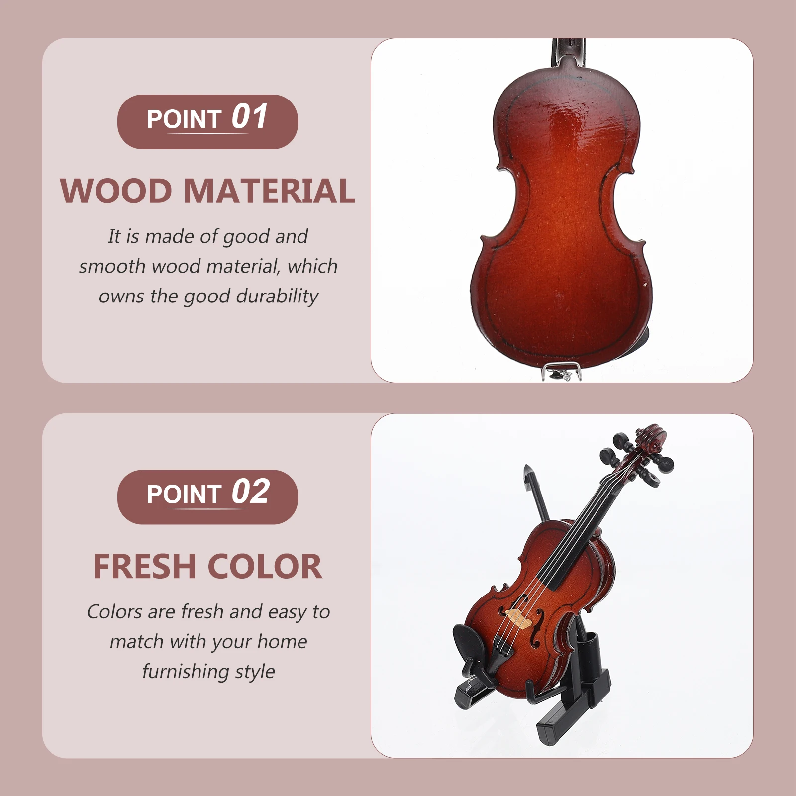 

Mini Ornaments Smooth Wood Desktop Decor Decoration Realistic Tiny Adornment Creative Gift Romantic Atmosphere