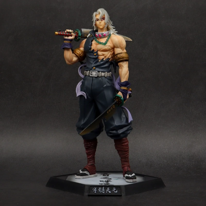 

30-сантиметровая аниме-фигурка Demon Slayer: Узуи Тенген, статуэтка GK, модель из ПВХ, коллекционная кукла, настольное украшение, игрушка, подарок на день рождения