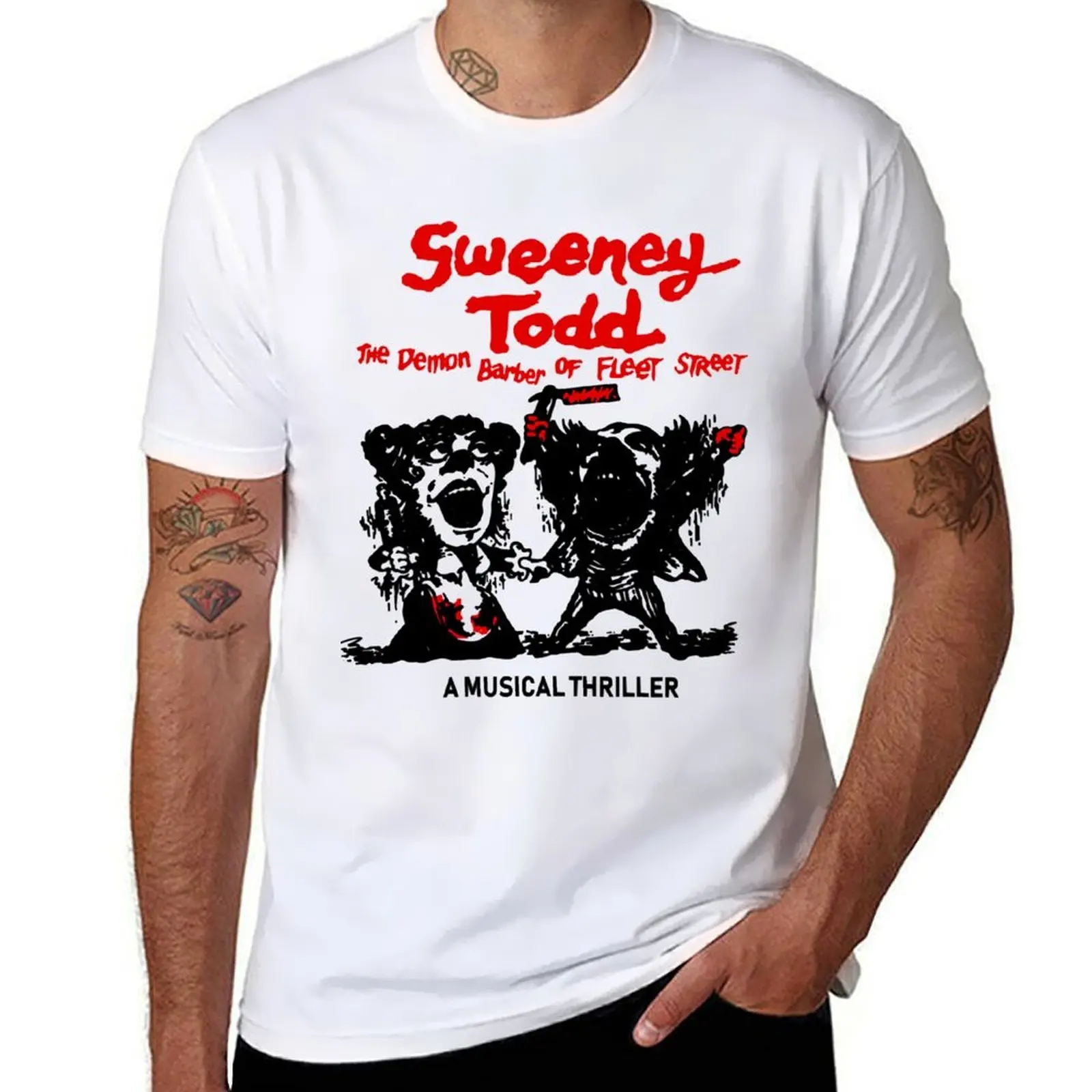 

tshirt quality anime shirt Fans t cotton Sweeney t For man T-Shirt shirts high cotton