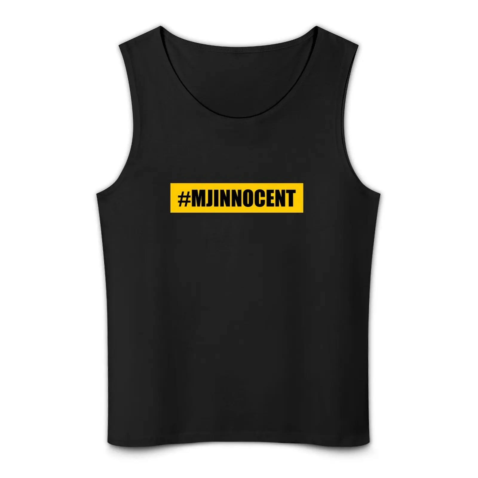 Michael Jackson Is Onschuldige Tanktop Sneldrogende T-Shirt Mouwloos Vest Heren Tops