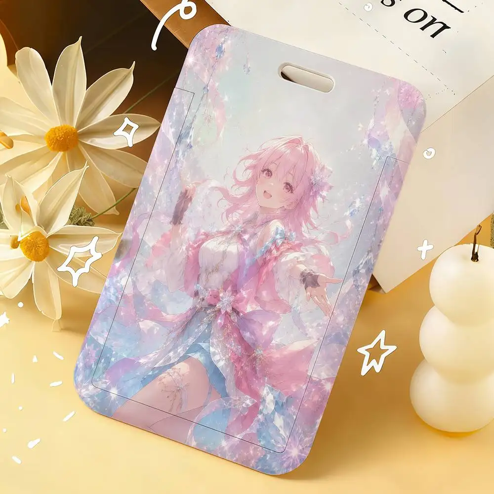 Game Honkai Star Rail Creative card holder for students and buses unisex