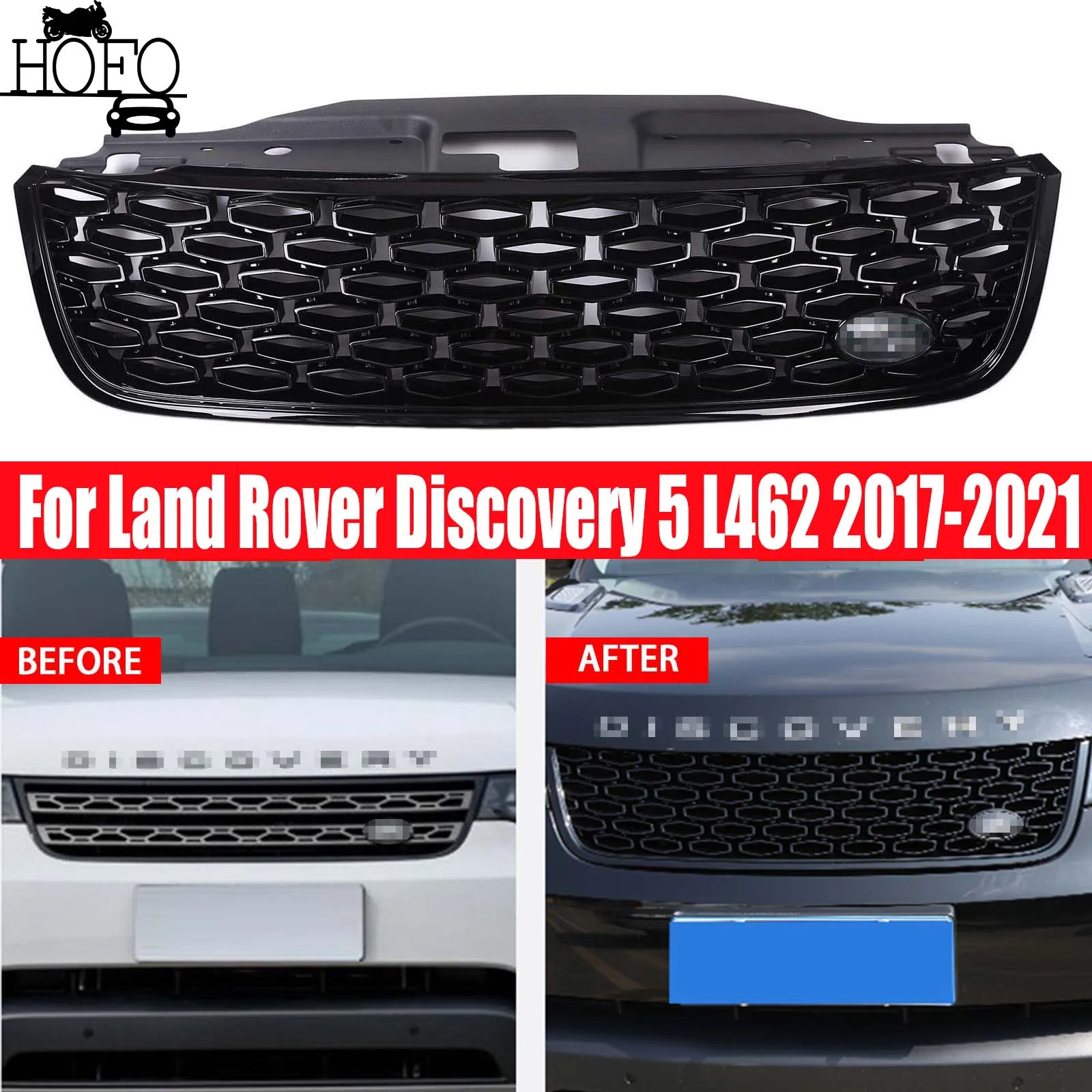 

For Land Rover Discovery 5 L462 2017-2021 Car Front Bumper Grill Air Intake Radiator Grille