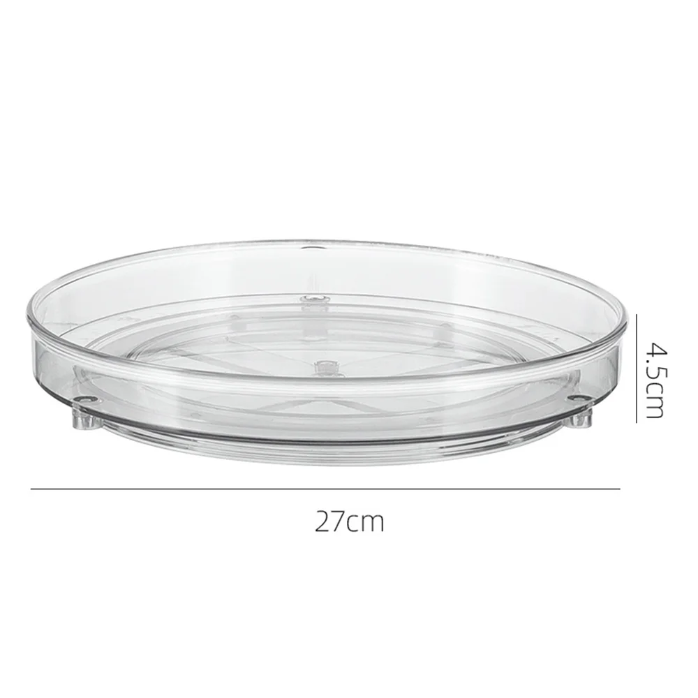 Lazy Susan-Organisateur de réfrigérateur coloré, organisateur de réfrigérateur rotatif T1 pour armoire de cuisine, 23 cm, 27 cm, épices