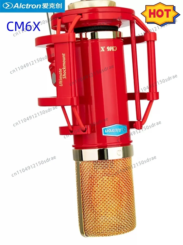 Micrófono de Condensador de Diafragma Grande Alctron CM6 MKII CM6lite CM6X para Grabación, Micrófono para Radio y Presentaciones