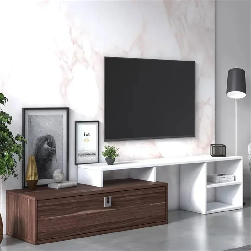 Z For Living Room Q Custom Color Contrast Design Wooden TV Stand Cabinet With Large Storage Space
