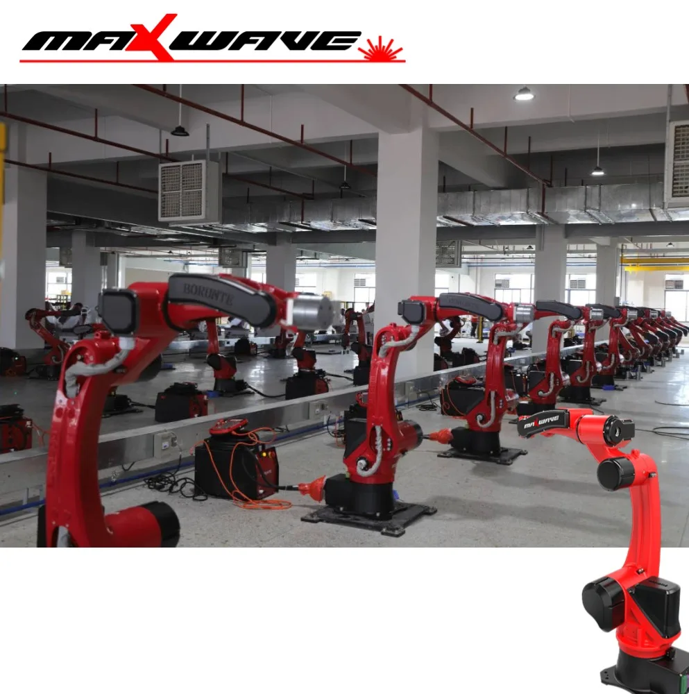 ذراع آلي ذو 6 محاور موديل 1506 مع وحدة تحكم وبرامج، تحميل 6 كجم، دقة عالية للتعليم، DIY، والأتمتة