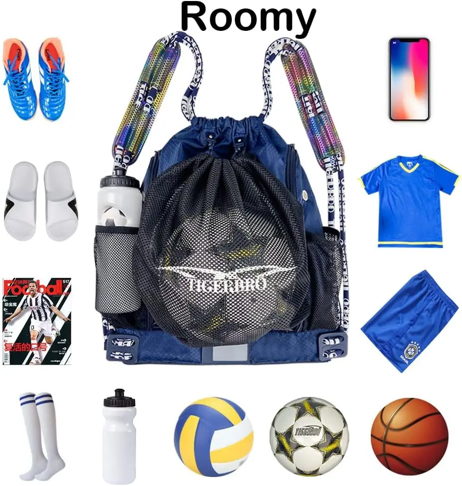 Leichte Basketball tasche mit Funktions fach