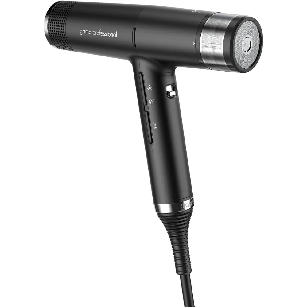 

IQ1 | IQ Perfetto, Professional Hair Dryer, 2023 Update, 1500 Watts, Hair Diffusers, Turbo 110.000 RPM, Washable Filter | Black