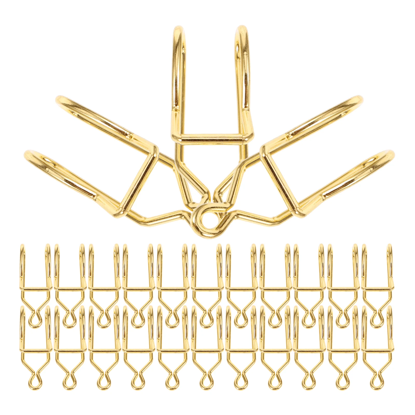 

50pcs Chain Accessories Pocket Watch Clips Iron Buckle DIY Craft Pocket Watch Chain Clasp Parts Jewelry Making Supplies