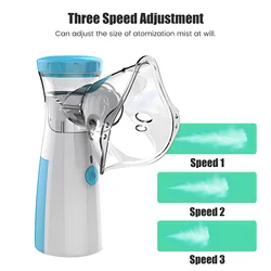 Handheld Mini Portable Mesh Nebulizer Pocket Quiet For Adult Kids High Quality USB Recharge Outdoor Indoor