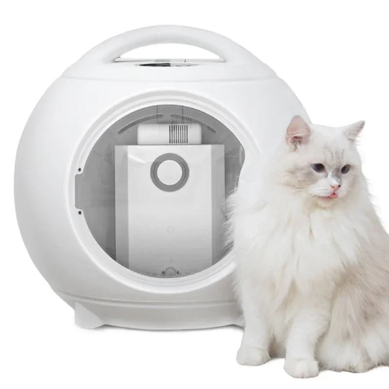 hot sale Intelligent temp contrrol cat dryer 50L automatic drying box for cats and small dogs with UV sterialtion