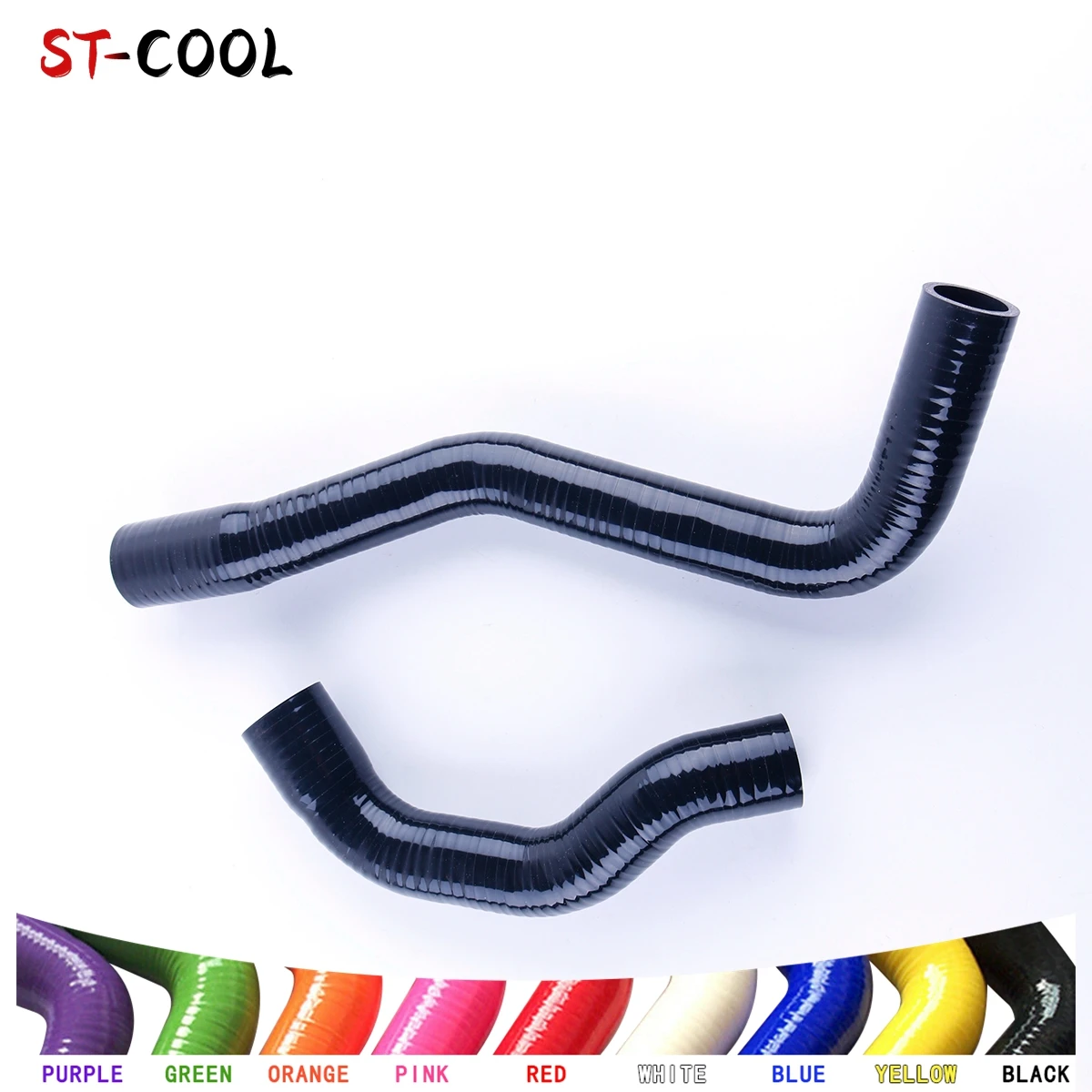 

For 1961-1962 Starfire 60-65 Cadillac /Oldsmobile V8 6.4L-7.0L 1965 1964 1963 1962 Radiator Silicone Hoses Kit Tubes Piping 2Pcs