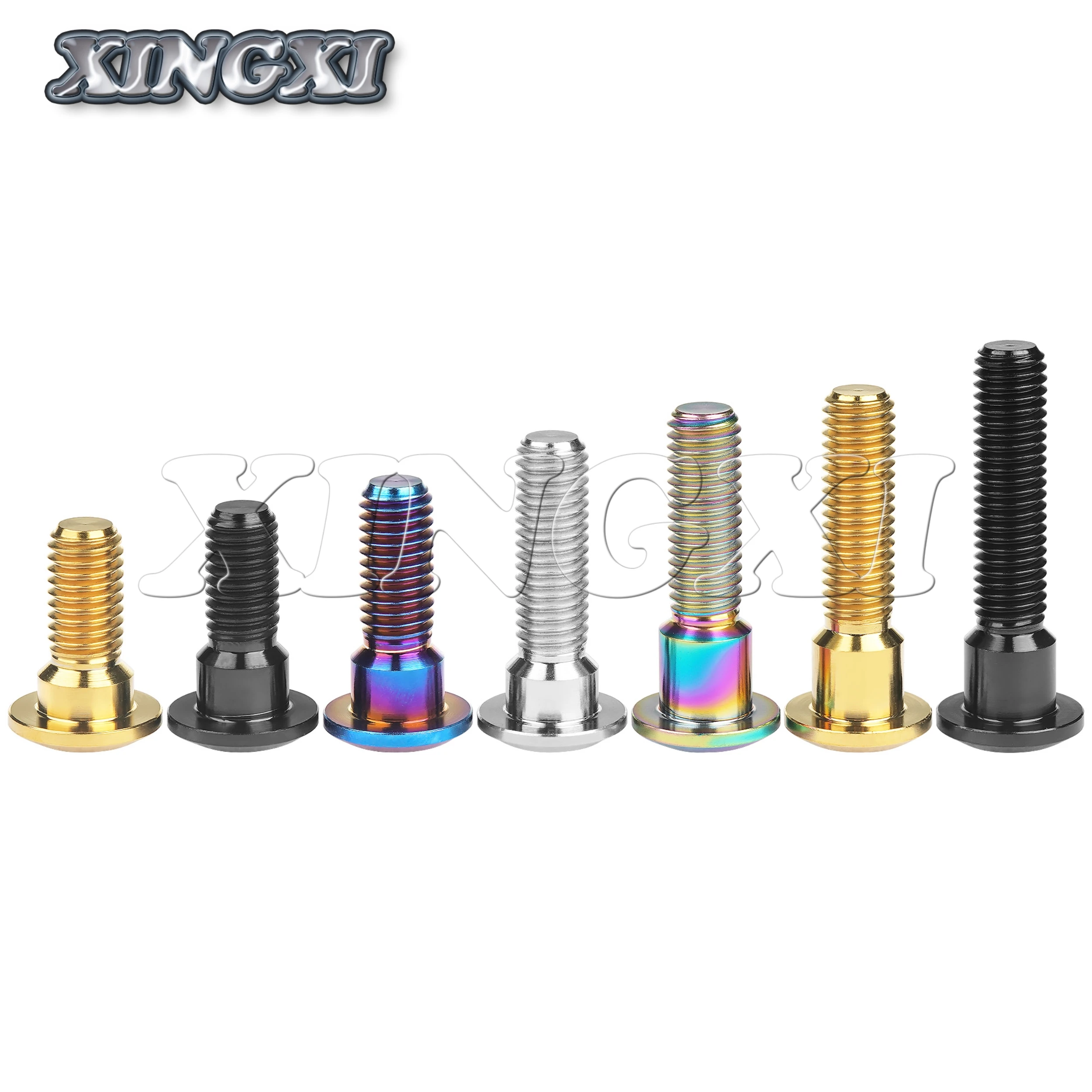 Xingxi Titanium Bolts M8X20 22 25 30 33 35 40mm Motorcycle Fixed Screws  Brake Disc Bolts For Motorcycle Car Fastener