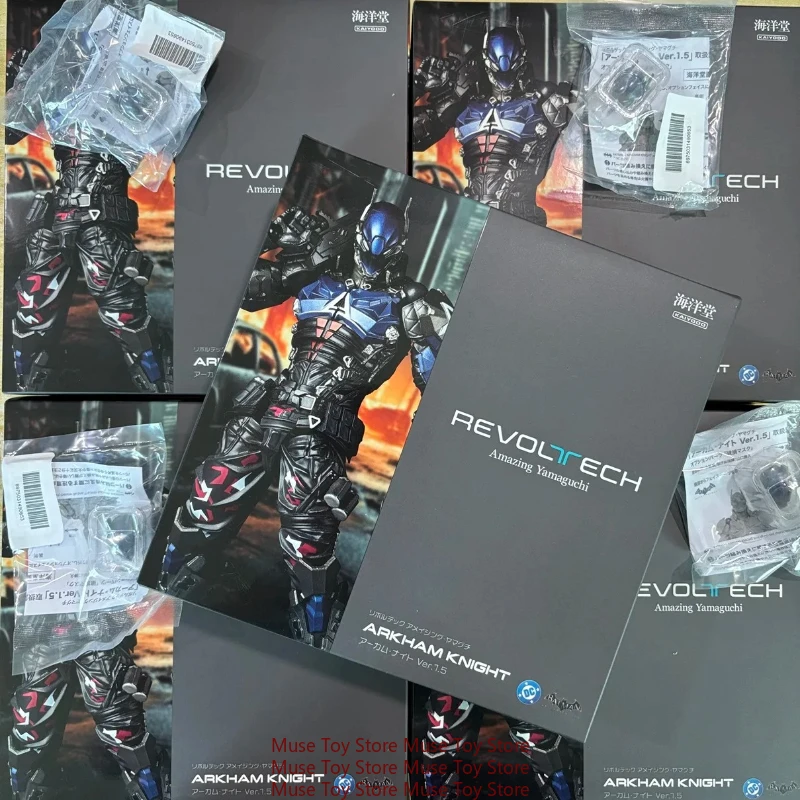 В наличии KAIYODO Amazing Yamaguchi Revoltech Batman Arkham Knight Version 1,5, экшн-фигурка, игрушечная модель, подарок