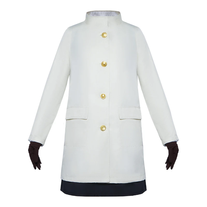 

Spy X Family Cosplay Costume, Yor Forger Code White Outfit, Anime Character Themed Stage Performance Fancy Dress Up Cos Suit