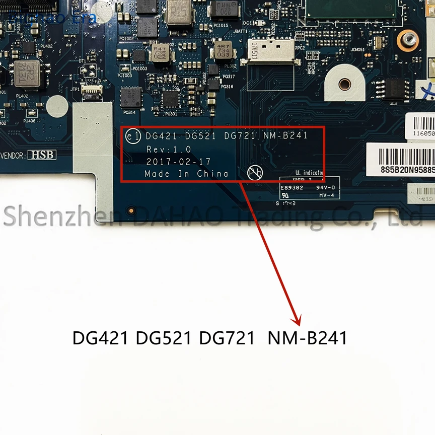 Imagem -03 - para Lenovo Ideapad 32014isk 320-14ikb 520-14ikb Placa-mãe do Portátil com 4415u i3 i5 i7 Cpu 4g-ram 5b20n86086 5b20n82306 Nm-b241