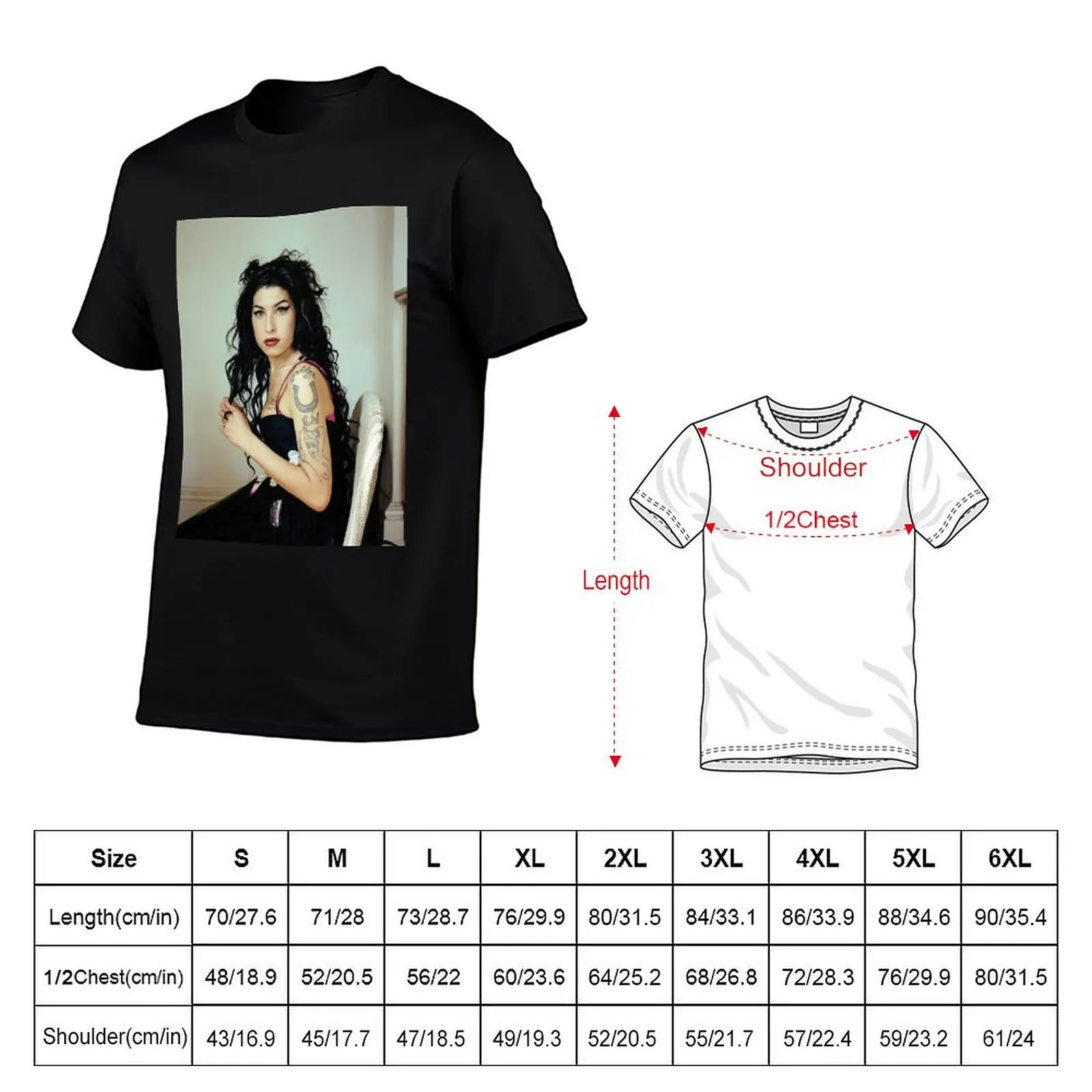 Beauty Amy Pose T-Shirt Work Wear Short Sleeve T-Shirt