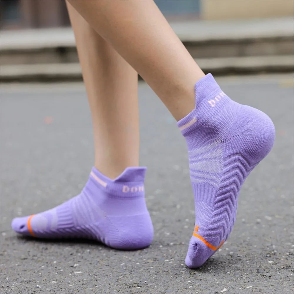 Sock Leisure Ankle Crew Fuzzy Professional Marathon Running Men Women Thickened Towel Soles Short quick-drying Processing 7W80