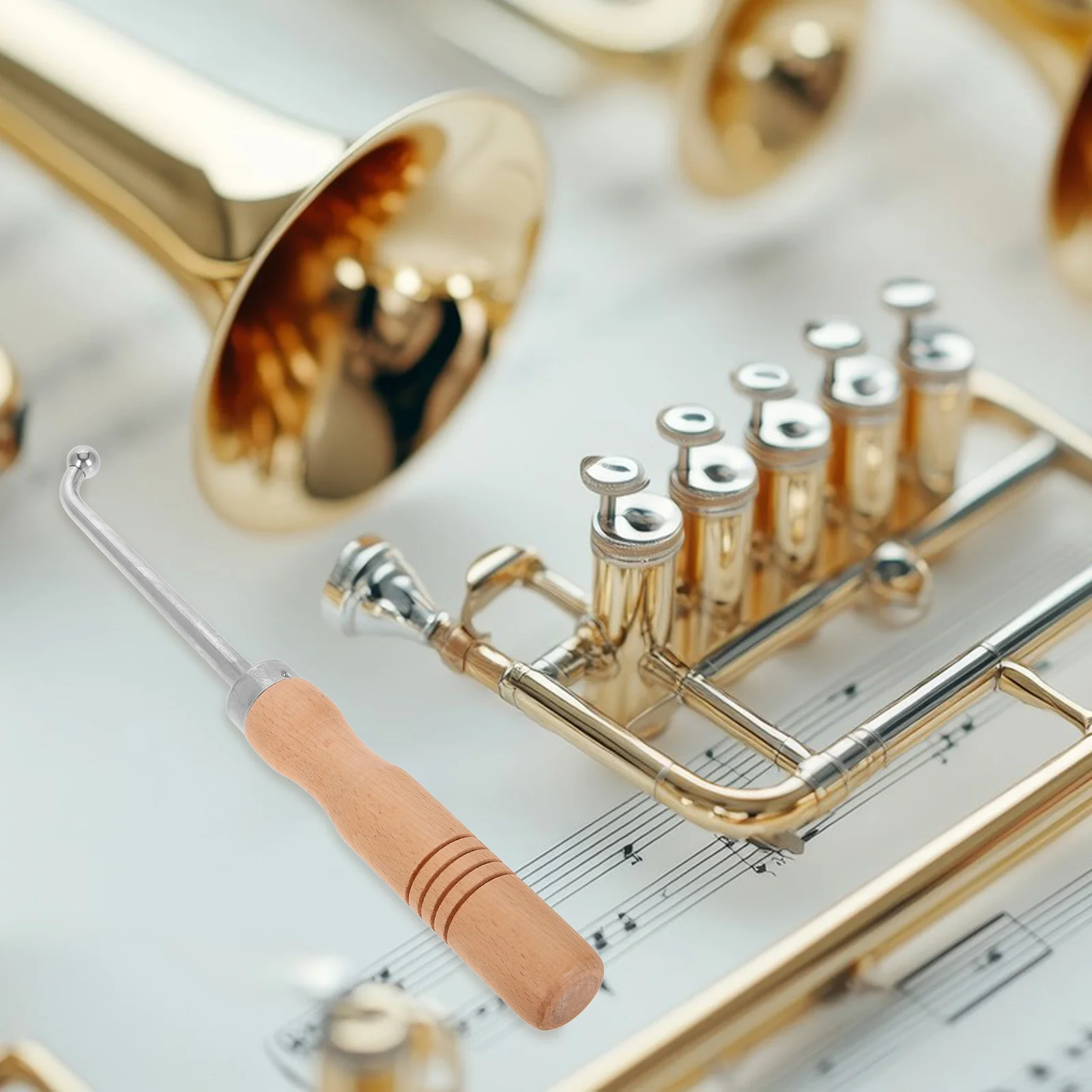 

Trumpet Dent Repair Tool Durable Non Rust Lightweight for Trumpet Maintenance Music Instrument Supplies