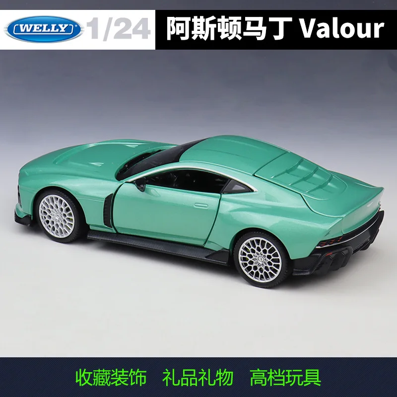Welly 1:24 Model Sportowego Samochodu Wykonany ze Stopu Metali, Odlewane i Zabawkowe Pojazdy, Kolekcjonerski Model Samochodu, Zabawka dla Chłopca, Prezent na Urodziny