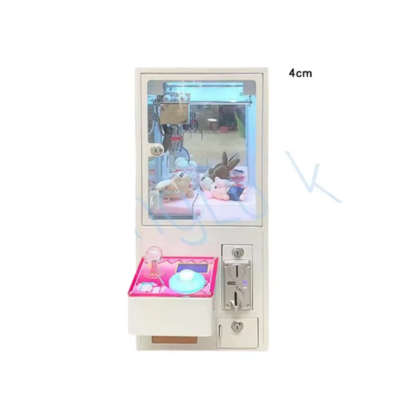 เครื่องเกมเครนคีบตุ๊กตาขนาดเล็กคุณภาพสูง หยอดเหรียญ สำหรับศูนย์เกมส์