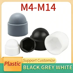 M4 M5-M14 Hex Nut Caps PE Plastic Hexagon Caps for Bolts Protect Nuts for Car Wheels Exterior Decoration Support Customize