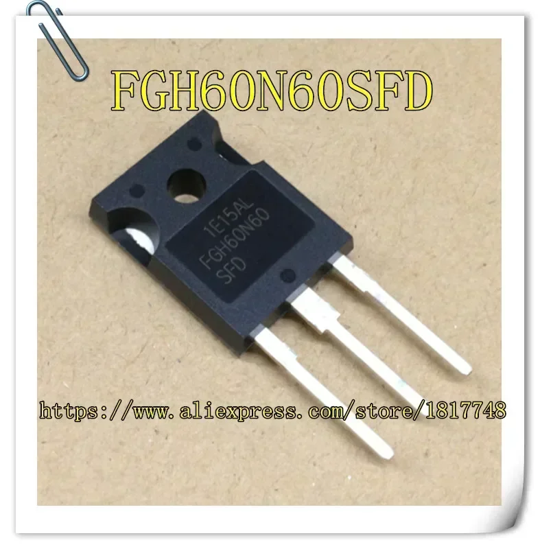 10PCS/LOT FGH60N60SFD FGH60N60  60N60 60A 600V TO-247