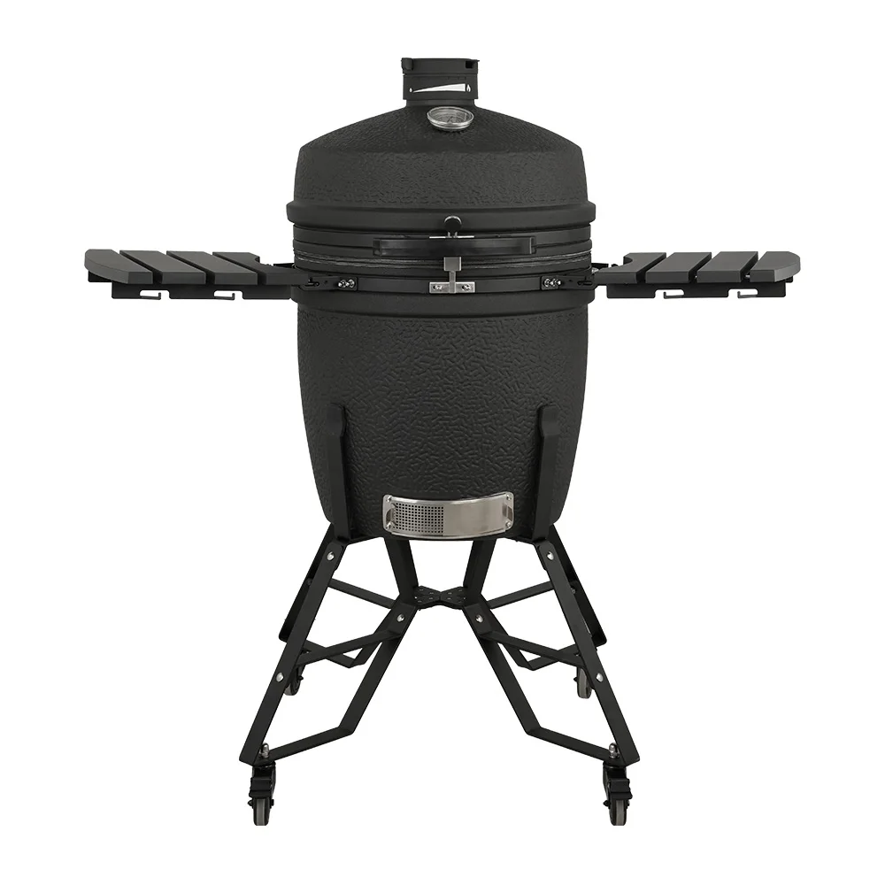 22inch Grill Ceramic Kamado Barbecue Charcoal Egg BBQ Grills for Camping Garden