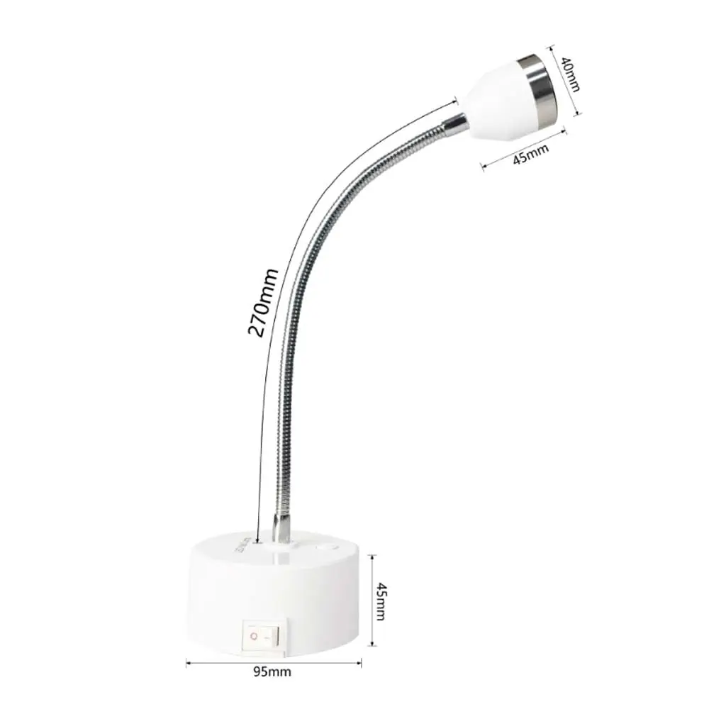 UV LEDネイルランプ、9W充電式オートセンサーグースネック、ジェルX＆セミキュアストリップ用、ポータブルサロン精密DIY用