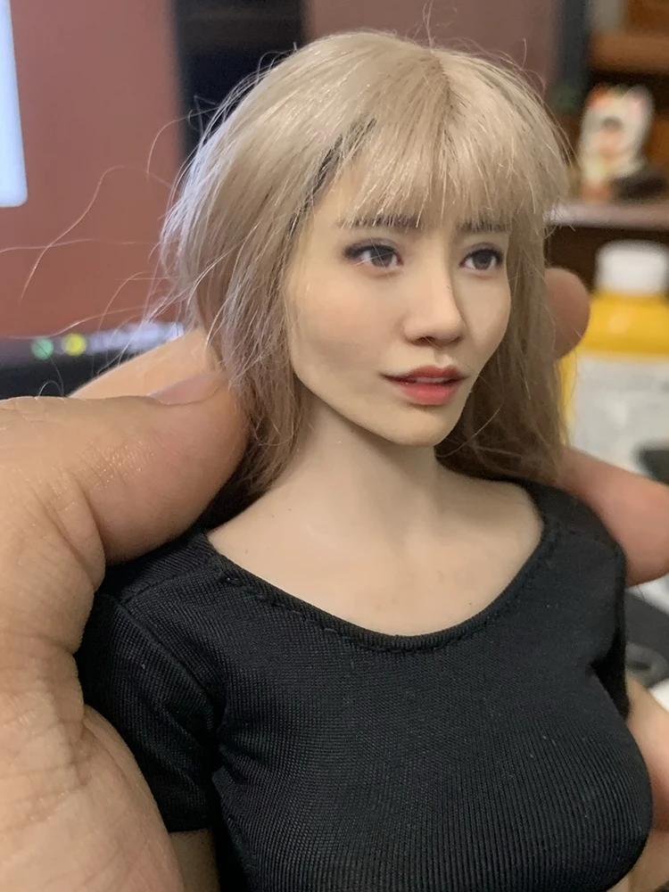 1/6 1/12 إيمي يوي هاتانو أنري أوكيتا ميكامي يوا كانا سايكا اليابانية Beatuy فتاة حساسة رئيس نحت نموذج لعب للجسم 6 "12" #6