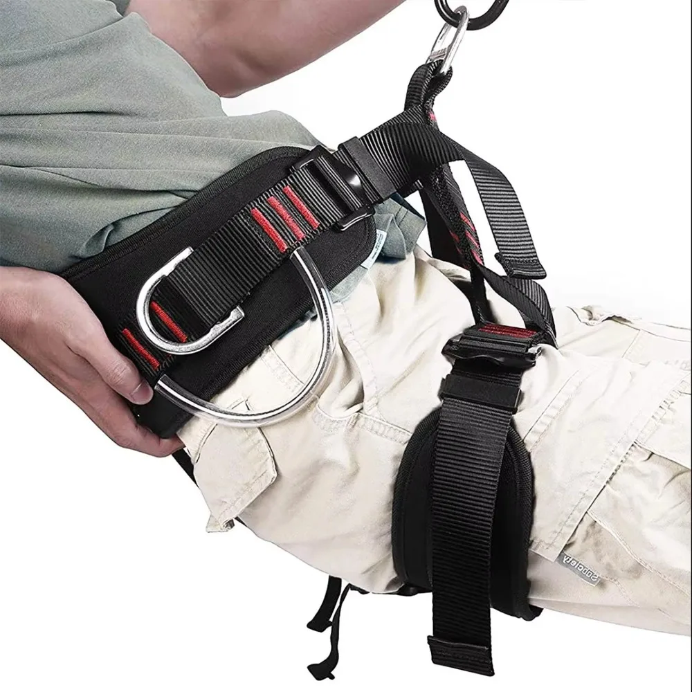 Safety Harness for Construction Workers Half Body Roofing Harness Kit High Altitude Safety Belt Padding Protection Safe Rop