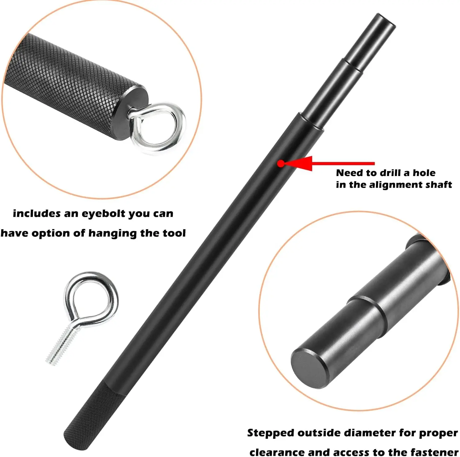 TM Gimbal Rolamento Extrator, Removedor, Rolamento Instalador, Alinhamento Ferramenta, Fit para Mercruiser, Alpha, Alpha 1, MR, Bravo, OMC, Volvo