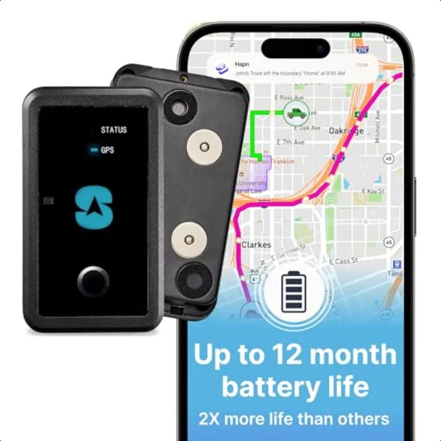 

Spytec GPS MAX 12 Month Weatherproof Long Term Tracker w Magnetic Mount for Cars Vehicles Loved Ones Equipment Trailers RV Unli