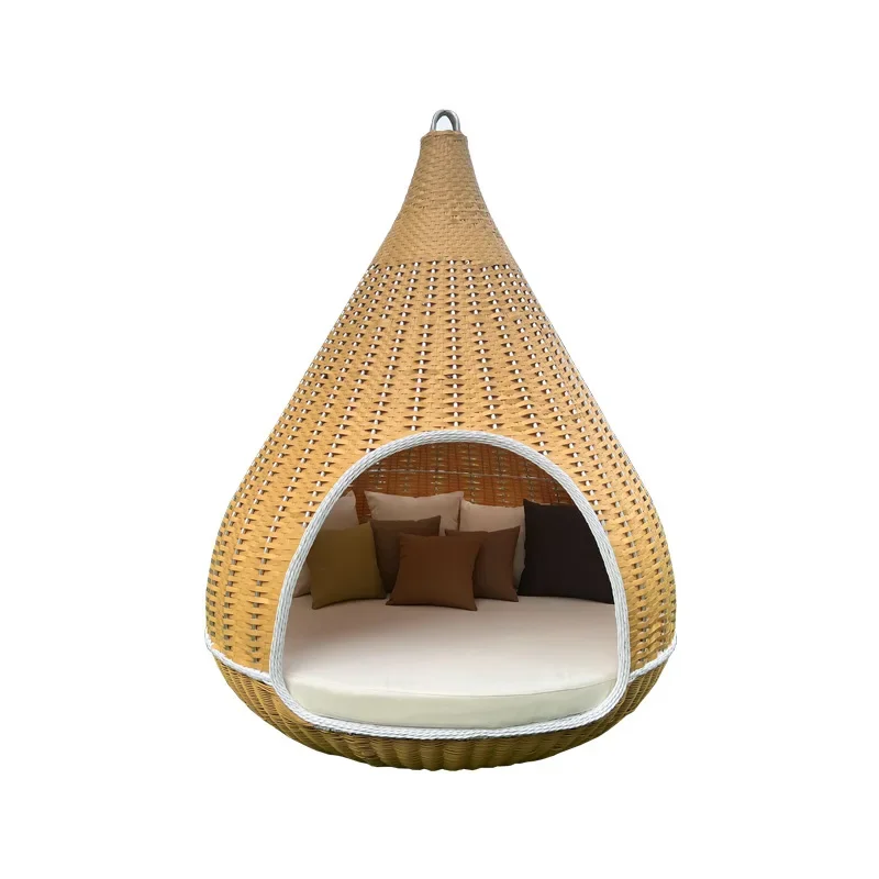 Outdoor Hotel B & B Resort Tourist Attractions Villas Internet celebrities Bird's Nest Outdoor Rattan Leisure Bed