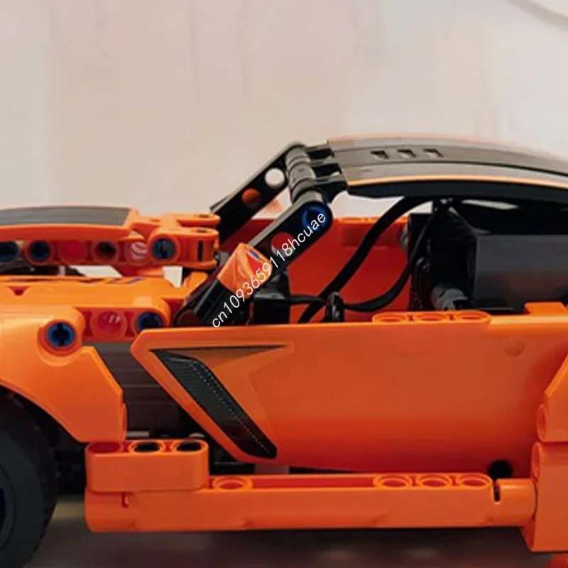 ตัวต่อ MOC เชฟโรเลต คอร์เวทท์ 504 ชิ้น ของเล่นแบบประกอบเอง รุ่นเทคนิค ของขวัญคริสต์มาส DIY ของเล่นเสริมสร้างความคิดสร้างสรรค์ ของขวัญวันเกิดสำหรับเด็ก